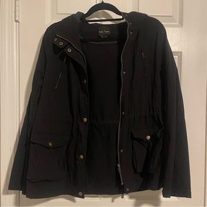 Black cargo jacket